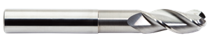 M.A. Ford TuffCut®X-AL 3 Flute Ball Nose End Mill, Neck Relieved